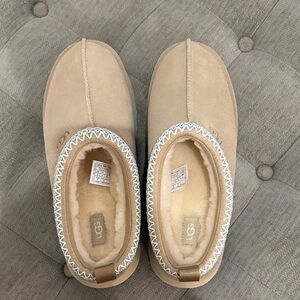 UGG Women's Sand Cozy Sheepskin Slip-Ons